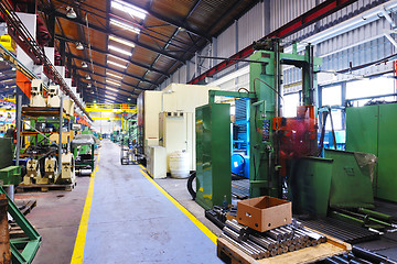 Image showing metal industy factory indoor