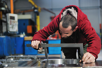 Image showing industry workers people in factory