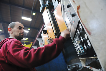 Image showing industry workers people in factory