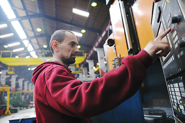 Image showing industry workers people in factory