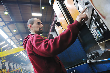 Image showing industry workers people in factory