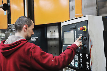 Image showing industry workers people in factory