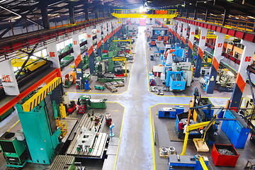 Image showing metal industy factory indoor