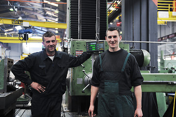 Image showing industry workers people in factory