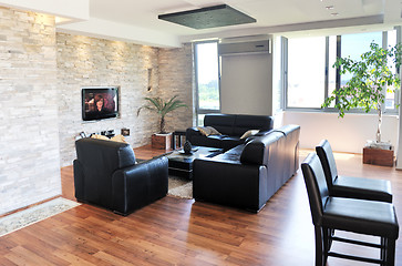 Image showing Modern living room interior