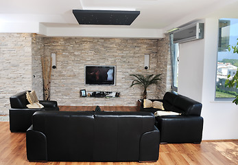 Image showing Modern living room interior