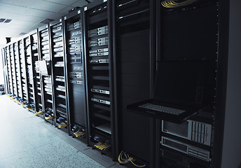 Image showing network server room