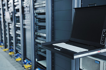 Image showing network server room