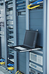 Image showing network server room