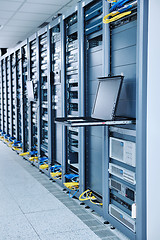 Image showing network server room