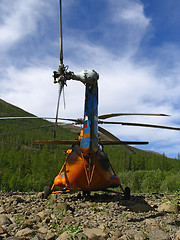 Image showing Helicopter MI-8 MT.