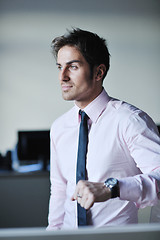 Image showing young businessman at office