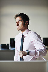 Image showing young businessman at office