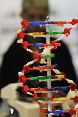 Image showing dna chain spiral