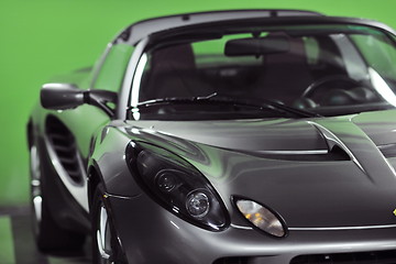 Image showing sport car with green background