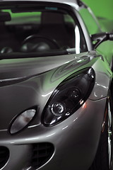 Image showing sport car with green background