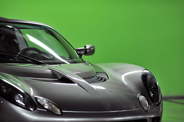 Image showing sport car with green background