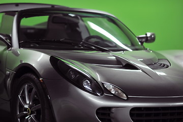 Image showing sport car with green background