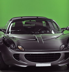 Image showing sport car with green background