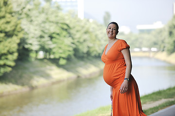 Image showing happy pregnancy