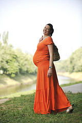 Image showing happy pregnancy