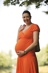 Image showing happy pregnancy