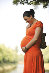 Image showing happy pregnancy