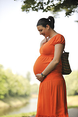 Image showing happy pregnancy