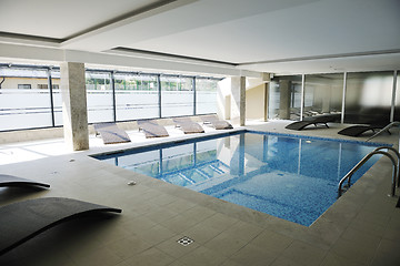 Image showing indoor swimming  pool