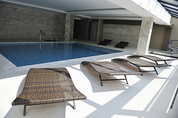 Image showing indoor swimming  pool