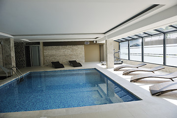 Image showing indoor swimming  pool