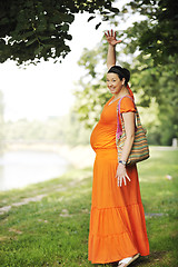 Image showing happy pregnancy