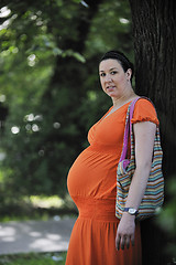 Image showing happy pregnancy