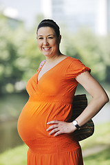 Image showing happy pregnancy