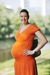 Image showing happy pregnancy