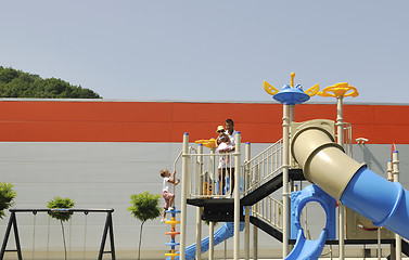 Image showing family portrait at park