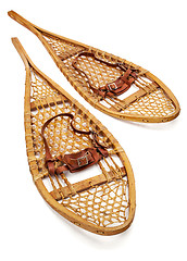 Image showing vintage Huron snowshoes