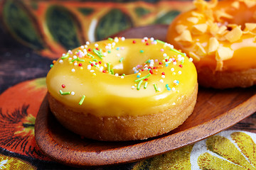 Image showing baked donuts