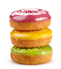 Image showing baked donuts