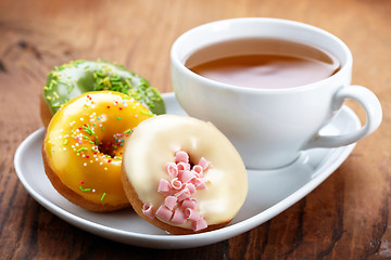 Image showing baked donuts