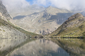 Image showing Alpine lake