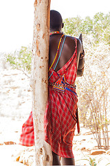 Image showing Masai traditional costume