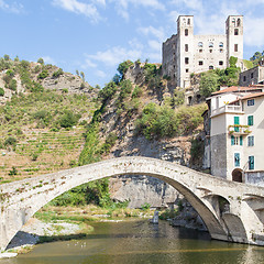 Image showing Dolceacqua Medieval Castle