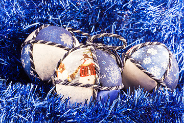 Image showing Handmade Christmas Ball