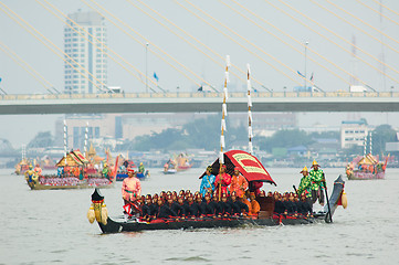 Image showing Royal Barge Procession, Bangkok 2012