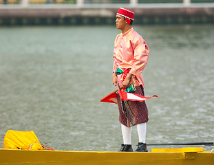 Image showing Royal Barge Procession, Bangkok 2012