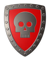 Image showing skull shield