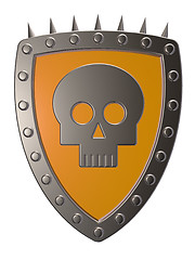 Image showing skull shield