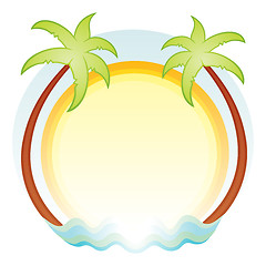 Image showing Palm trees