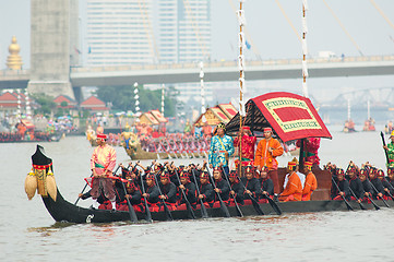 Image showing Royal Barge Procession, Bangkok 2012